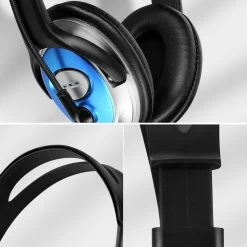 Casque Micro Pour PC Branchement Double Jack Casque + Micro - Linq -Musique recherchée. kask linq s195 9