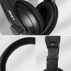 Casque Micro Pour Ordinateur, Prise USB - LinQ -Musique recherchée. kask linq u860 9