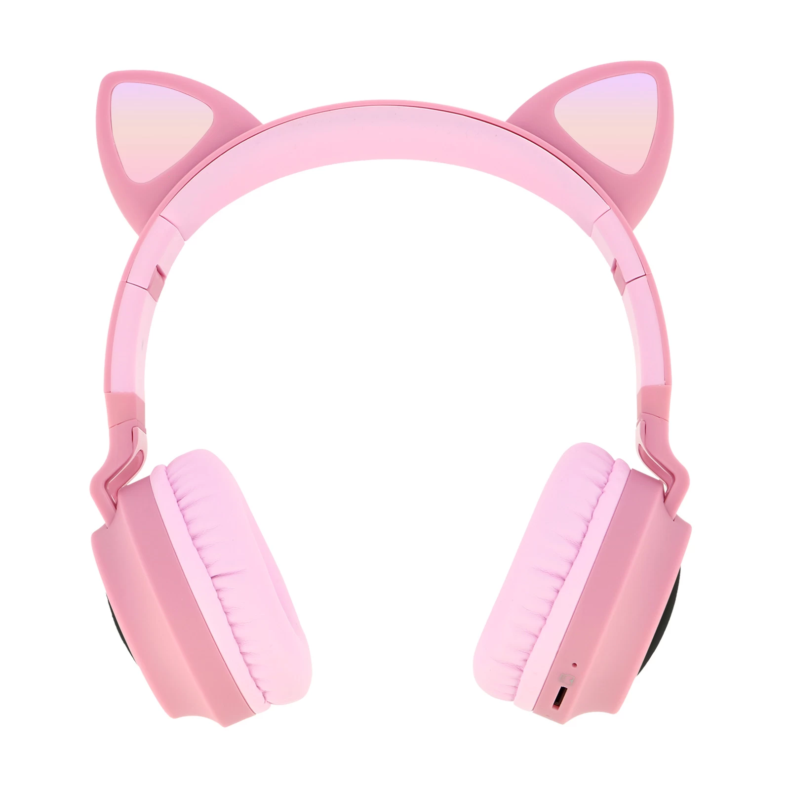 Casque Audio Bluetooth 5.0 Design Oreilles De Chat - Rose 4 Casque Audio Bluetooth 5.0 Design Oreilles De Chat - Rose – Image 2