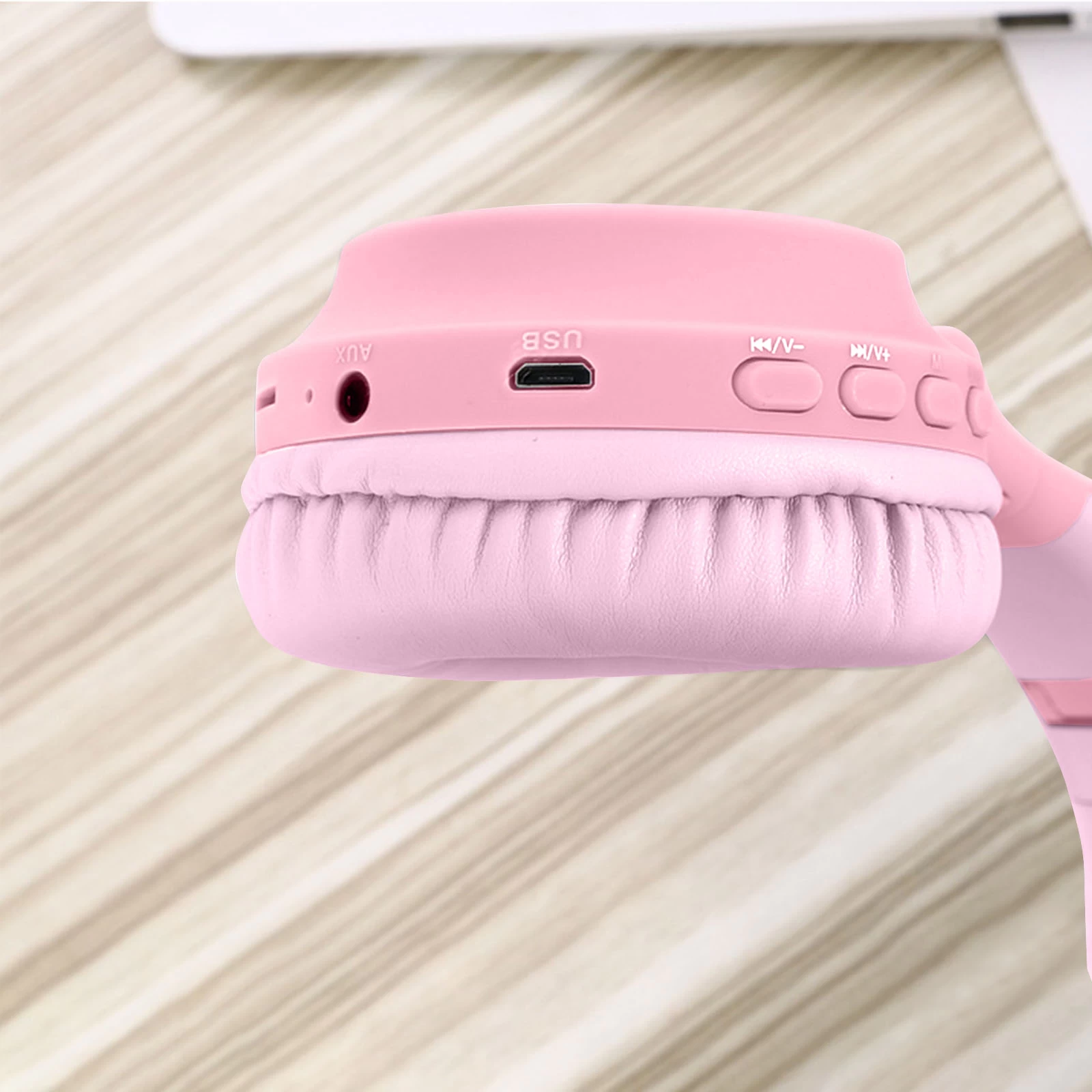 Casque Audio Bluetooth 5.0 Design Oreilles De Chat - Rose 9 Casque Audio Bluetooth 5.0 Design Oreilles De Chat - Rose – Image 7