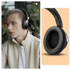 Casque Sans Fil Avec Technologie Anti-Bruit, Étanche IPX3 Avec Port Confortable, Swissten - Noir -Musique recherchée. kask swiss jum nbk 4