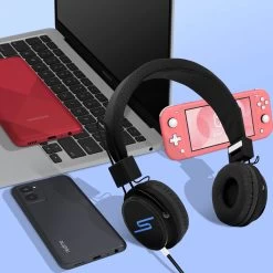 Casque Audio Son Stéréo EXtra-Bass - Fonct. Micro + Télécommande - Noir -Musique recherchée. kask y6038 bk dv2 3