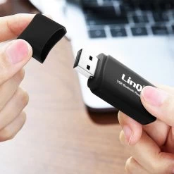 Adaptateur Audio Bluetooth, Récepteur Sans-fil USB Avec Sortie Jack + Câble Jack 3.5mm LinQ - Noir -Musique recherchée. kbt linq bj352 9