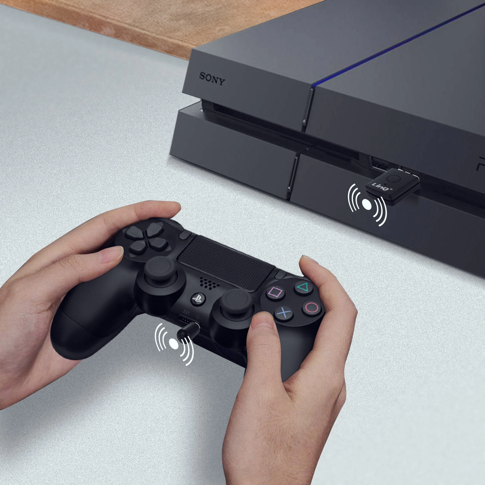 Adaptateur Bluetooth PS4, Transmetteur / Récepteur USB Pour Casque, Ecouteurs Sans Fil, Linq - Noir 5 Adaptateur Bluetooth PS4, Transmetteur / Récepteur USB Pour Casque, Ecouteurs Sans Fil, Linq - Noir – Image 3