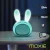 Enceinte Lumineuse Bluetooth 3W, Moxie Mini Boom Light - Lapin Bleu -Musique recherchée. kokoboom bl r