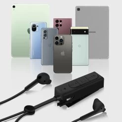 Écouteurs Kit Piéton Defunc, Intra-auriculaire Avec Design Micro-cravate, Bluetooth 4.1 - Noir -Musique recherchée. kpt dfc hybrid bk 7