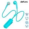 Écouteurs Kit Piéton Bluetooth Defunc, Design Micro-cravate Avec Télécommande - Turquoise -Musique recherchée. kpt dfc talk tk r