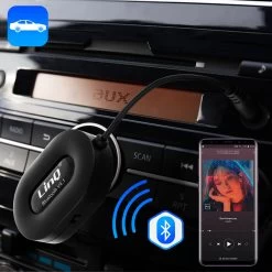 Récepteur Audio Bluetooth 4.1 Avec Adaptateur Jack 3.5mm Mâle, LinQ - Noir -Musique recherchée. linq x81 3