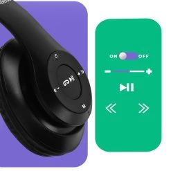 Casque Audio Bluetooth P15 - Fonction Kit Main Libre, Pliable - Noir 13 Casque Audio Bluetooth P15 - Fonction Kit Main Libre, Pliable - Noir -Musique recherchée. p15 bk dv2 5