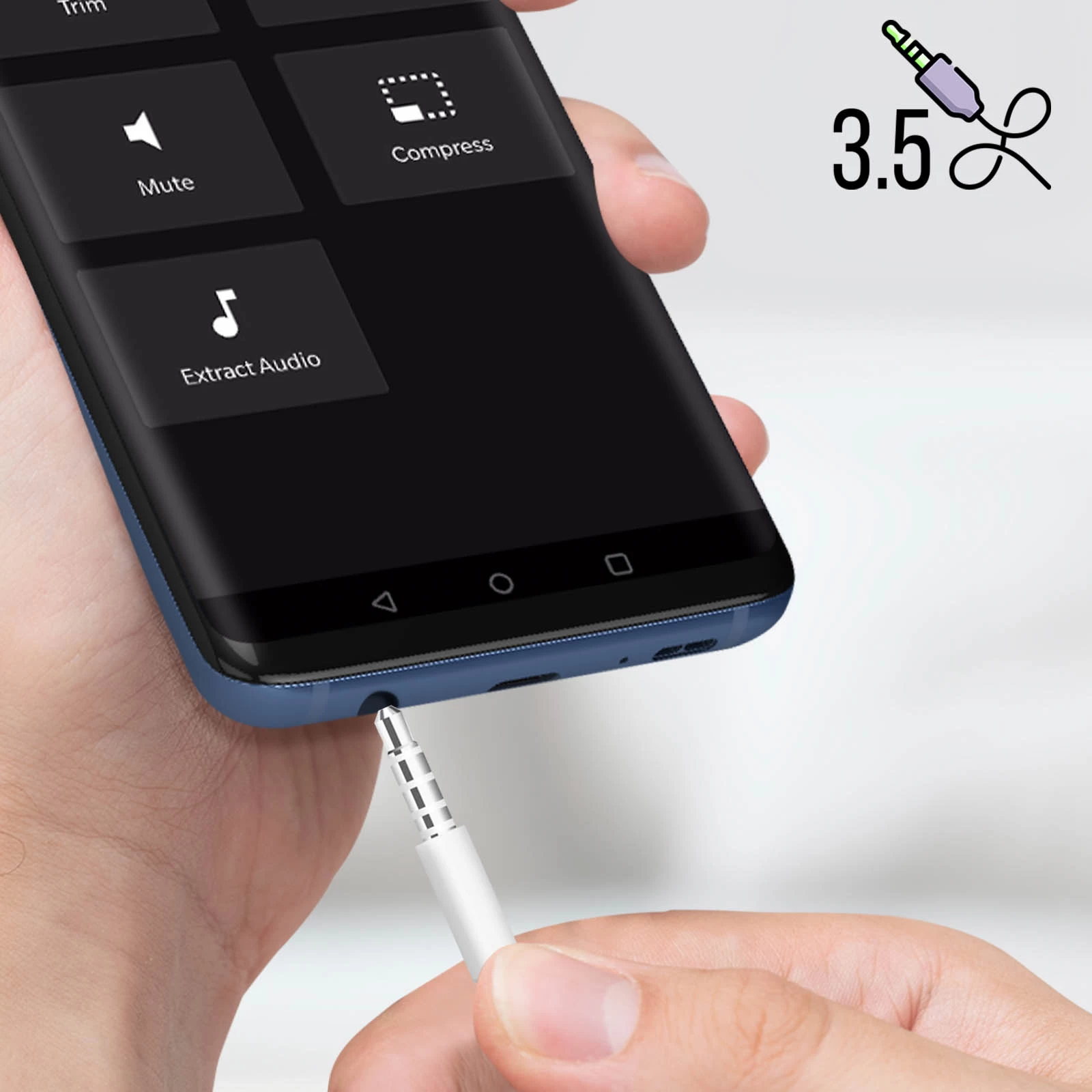 Pack 2-en-1 : Chargeur Secteur USB 2.1A + Écouteurs Filaires Jack 3.5 Avec Kit Main Libre - Blanc 11 Pack 2-en-1 : Chargeur Secteur USB 2.1A + Écouteurs Filaires Jack 3.5 Avec Kit Main Libre - Blanc – Image 9