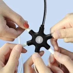 Câble Audio Lightning Vers 5x Prises Jack Femelle, Adaptateur IPhone 5 En 1 LinQ 10 Mètres - Noir 16 Câble Audio Lightning Vers 5x Prises Jack Femelle, Adaptateur IPhone 5 En 1 LinQ 10 Mètres - Noir -Musique recherchée. pat 1000 6