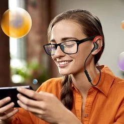 Écouteurs Sport Bluetooth Stéréo - Contours D'oreilles Silicone Ultra Confort + Pochette De Rangement - Rouge 13 Écouteurs Sport Bluetooth Stéréo - Contours D'oreilles Silicone Ultra Confort + Pochette De Rangement - Rouge -Musique recherchée. q10 rd dv2 2