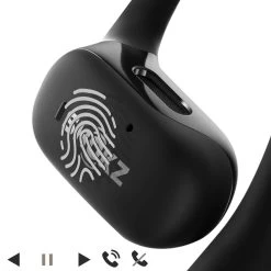 Écouteurs Sport Sans Fil Shokz OpenFit, Bluetooth 5.2 - Noir -Musique recherchée. skz fit bk 5