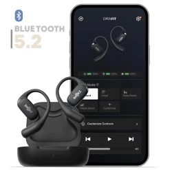 Écouteurs Sport Sans Fil Shokz OpenFit, Bluetooth 5.2 - Noir -Musique recherchée. skz fit bk 6