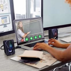 Enceinte PC Gaming RGB Filaire, Haut-Parleur 2.0, LinQ A4000 - Noir 16 Enceinte PC Gaming RGB Filaire, Haut-Parleur 2.0, LinQ A4000 - Noir -Musique recherchée. spc linq a4000 7