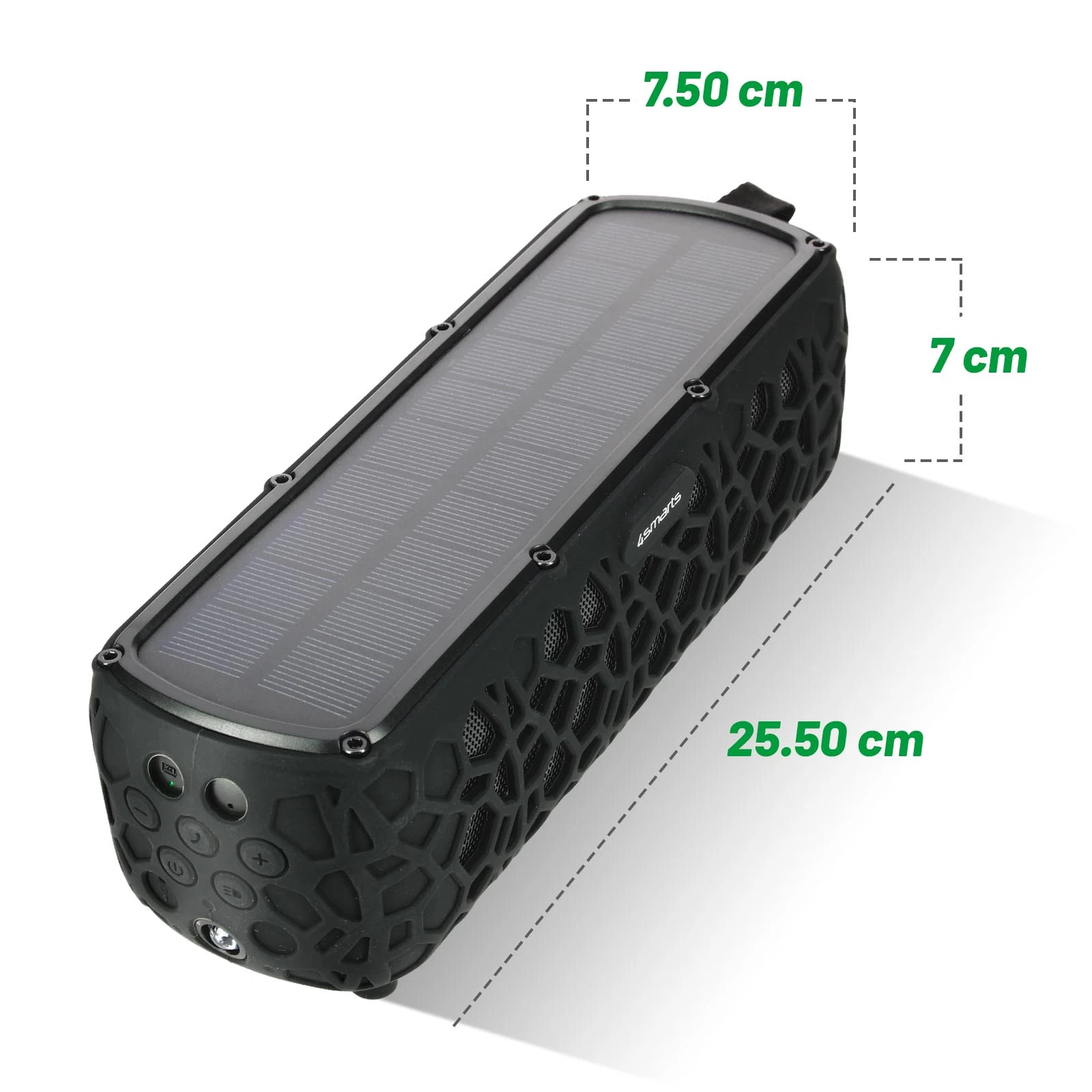 Enceinte Bluetooth Etanche Solaire - Endless Summer By 4Smarts, Son Puissant, Norme IPX6 Et Lumière LED 11 Enceinte Bluetooth Etanche Solaire - Endless Summer By 4Smarts, Son Puissant, Norme IPX6 Et Lumière LED – Image 9