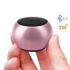 Mini Enceinte Sans Fil En Aluminium, Son De Qualité 3W, Ultra-Compacte Avec Dragonne - Rose -Musique recherchée. spik alu pk r