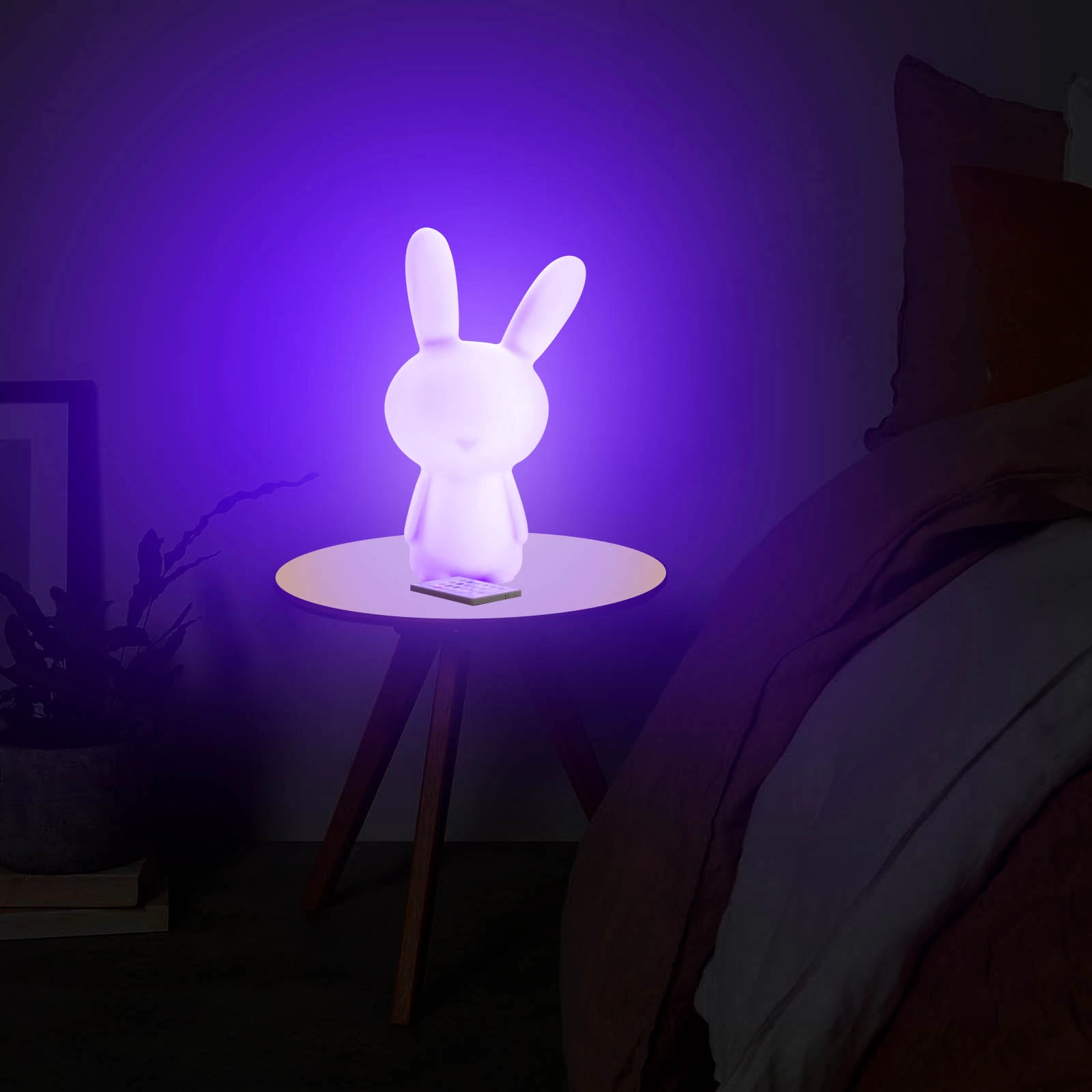 Enceinte Lumineuse Multifonction Bigben, Veilleuse Bluetooth, LED Multicolore - Néon Lapin 12 Enceinte Lumineuse Multifonction Bigben, Veilleuse Bluetooth, LED Multicolore - Néon Lapin – Image 10