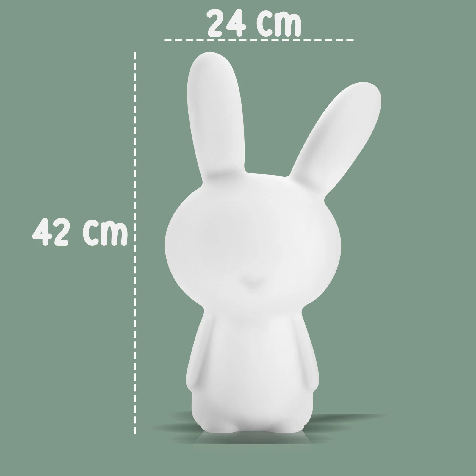 Enceinte Lumineuse Multifonction Bigben, Veilleuse Bluetooth, LED Multicolore - Néon Lapin 10 Enceinte Lumineuse Multifonction Bigben, Veilleuse Bluetooth, LED Multicolore - Néon Lapin – Image 8