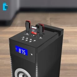 Enceinte Bluetooth Lumineuse Bigben 60W - Tour Multimédia DJ Light 17 Enceinte Bluetooth Lumineuse Bigben 60W - Tour Multimédia DJ Light -Musique recherchée. spik big dj 7