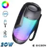 Enceinte Bluetooth Lumineuse 20W, Certifiée IP54 Et Autonomie 3H, Bigben Party BT Mini -Musique recherchée. spik big ipmin r