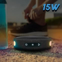 Enceinte Bluetooth Lumineuse Ultra-compacte, Portable Et Certifiée IP54, Bigben Party Nano - Noir -Musique recherchée. spik big nano bk 4