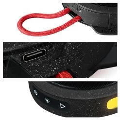 Enceinte Bluetooth Lumineuse Ultra-compacte, Portable Et Certifiée IP54, Bigben Party Nano - Noir -Musique recherchée. spik big nano bk 9