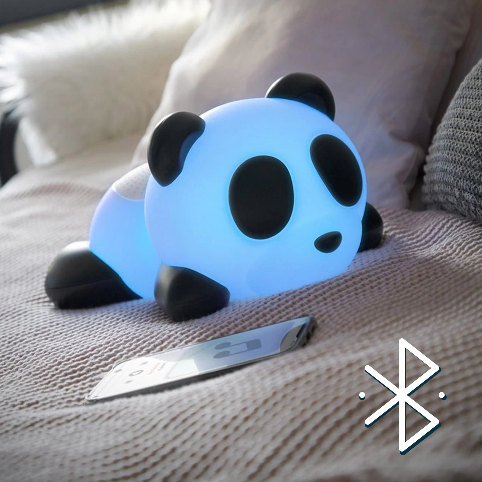Enceinte Bluetooth Lumineuse Panda 15W, Intensité Réglable, Bigben Lumin'Us 4 Enceinte Bluetooth Lumineuse Panda 15W, Intensité Réglable, Bigben Lumin'Us – Image 2
