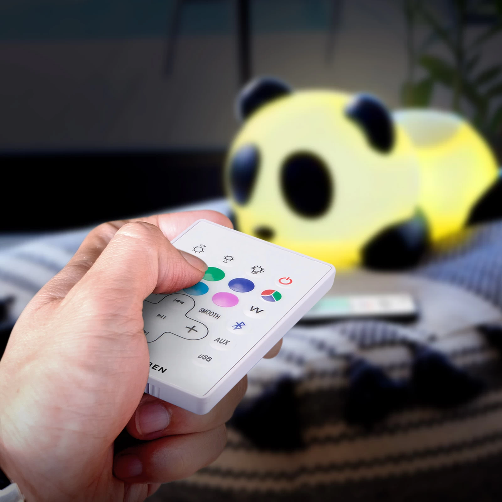 Enceinte Bluetooth Lumineuse Panda 15W, Intensité Réglable, Bigben Lumin'Us 7 Enceinte Bluetooth Lumineuse Panda 15W, Intensité Réglable, Bigben Lumin'Us – Image 5