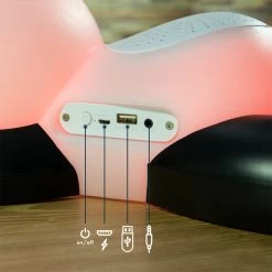 Enceinte Bluetooth Lumineuse Panda 15W, Intensité Réglable, Bigben Lumin'Us 16 Enceinte Bluetooth Lumineuse Panda 15W, Intensité Réglable, Bigben Lumin'Us -Musique recherchée. spik big panda 6