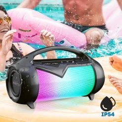 Enceinte Bluetooth Lumineuse, Puissance 50W Et Étanche IP54, Bigben Party BT Lite - Noir -Musique recherchée. spik big partylte 5 2