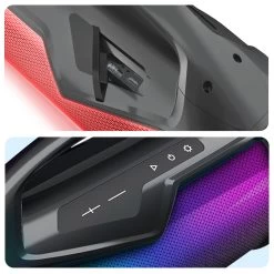 Enceinte Bluetooth Lumineuse, Puissance 50W Et Étanche IP54, Bigben Party BT Lite - Noir -Musique recherchée. spik big partylte 6