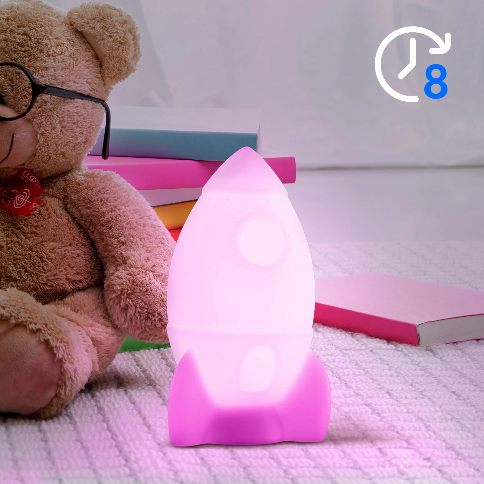 Enceinte Bluetooth Lumineuse Fusée 15W, Intensité Réglable Et Autonomie 8h, Bigben 6 Enceinte Bluetooth Lumineuse Fusée 15W, Intensité Réglable Et Autonomie 8h, Bigben – Image 4