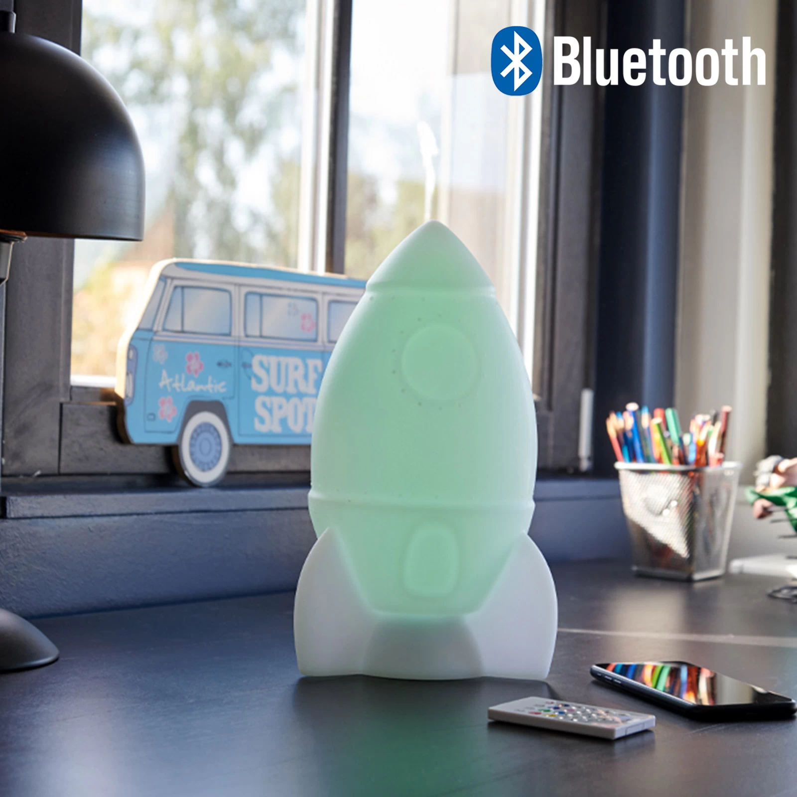 Enceinte Bluetooth Lumineuse Fusée 15W, Intensité Réglable Et Autonomie 8h, Bigben 8 Enceinte Bluetooth Lumineuse Fusée 15W, Intensité Réglable Et Autonomie 8h, Bigben – Image 6