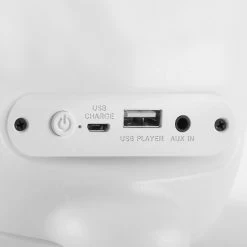 Enceinte Bluetooth Lumineuse Crâne 15W, Intensité Réglable Et Autonomie 8h, Bigben -Musique recherchée. spik big skull 7 2