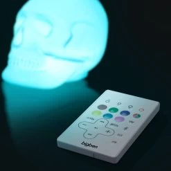 Enceinte Bluetooth Lumineuse Crâne 15W, Intensité Réglable Et Autonomie 8h, Bigben -Musique recherchée. spik big skull 8 2