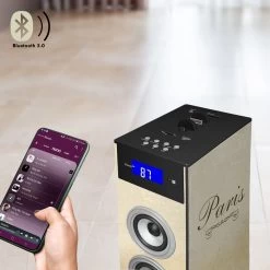 Enceinte Bluetooth Paris 60W, Station D'accueil USB-C - Tour Multimédia Bigben 13 Enceinte Bluetooth Paris 60W, Station D'accueil USB-C - Tour Multimédia Bigben -Musique recherchée. spik big tw6 3 2