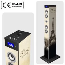 Enceinte Bluetooth Paris 60W, Station D'accueil USB-C - Tour Multimédia Bigben 19 Enceinte Bluetooth Paris 60W, Station D'accueil USB-C - Tour Multimédia Bigben -Musique recherchée. spik big tw6 9 2