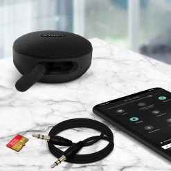 Enceinte Bluetooth Vélo / Haut-parleur Sport Sans-fil Étanche IPX7 - Noir -Musique recherchée. spik bike bk 7