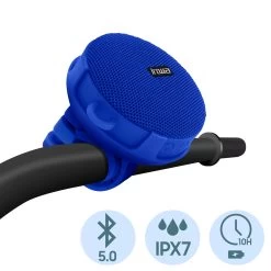 Enceinte Bluetooth Vélo / Haut-parleur Sport Sans-fil Étanche IPX7 - Bleu