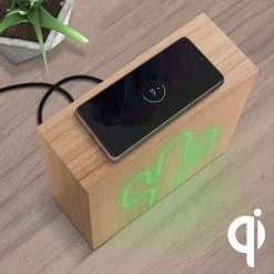 Color Block Enceinte Lumineuse Multifonction Colorblock, Haut-Parleurs Bluetooth, Charge Induction - Néon Cactus -Musique recherchée. spik cbk cactus 6 2