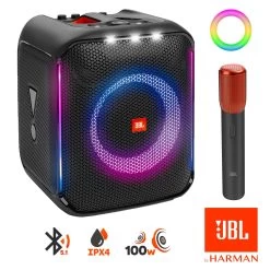 Enceinte Bluetooth JBL PartyBox Encore + Micro Sans Fil, Son Cristallin Avec Autonomie 10 Heures - Noir
