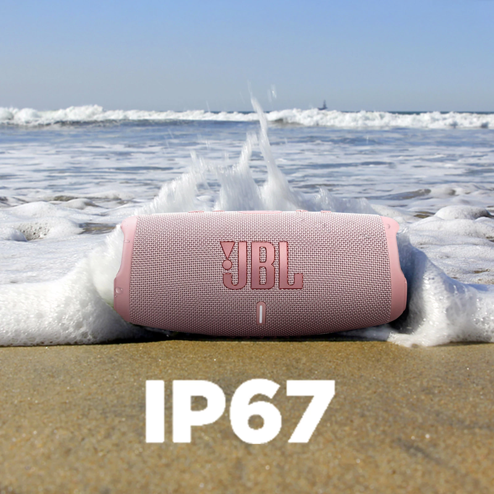 Enceinte Bluetooth JBL Charge 5, Étanche IP67 + Powerbank Intégré - Autonomie 20H - Rose 8 Enceinte Bluetooth JBL Charge 5, Étanche IP67 + Powerbank Intégré - Autonomie 20H - Rose – Image 6