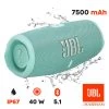 Enceinte Bluetooth JBL Charge 5, Étanche IP67 + Powerbank Intégré - Autonomie 20H - Turquoise -Musique recherchée. spik jbl charge5 tk r