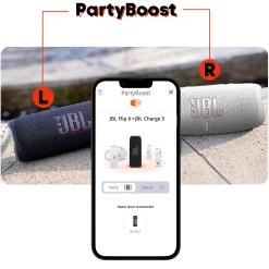 Enceinte Bluetooth JBL Charge 5, Étanche IP67 + Powerbank Intégré - Autonomie 20H - Blanc -Musique recherchée. spik jbl charge5 wh 7