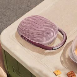 Enceinte Bluetooth JBL Clip 4, Étanche IP67 Et Portable Avec Mousqueton - Autonomie 10H - Rose -Musique recherchée. spik jbl clip4 pk 6