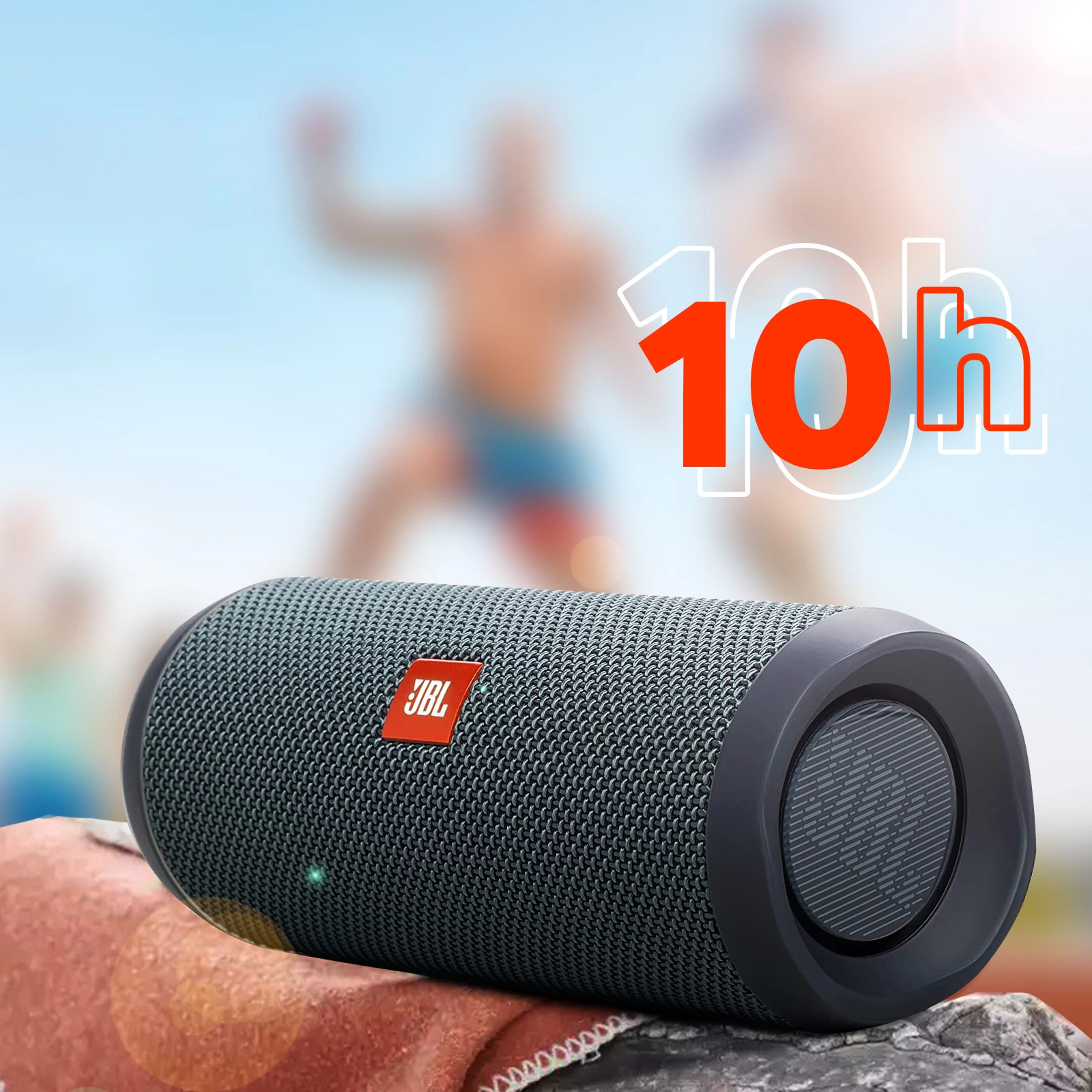 Enceinte Bluetooth JBL Flip Essential 2, Étanche IPX7 Et Autonomie 10H - Bleu 5 Enceinte Bluetooth JBL Flip Essential 2, Étanche IPX7 Et Autonomie 10H - Bleu – Image 3