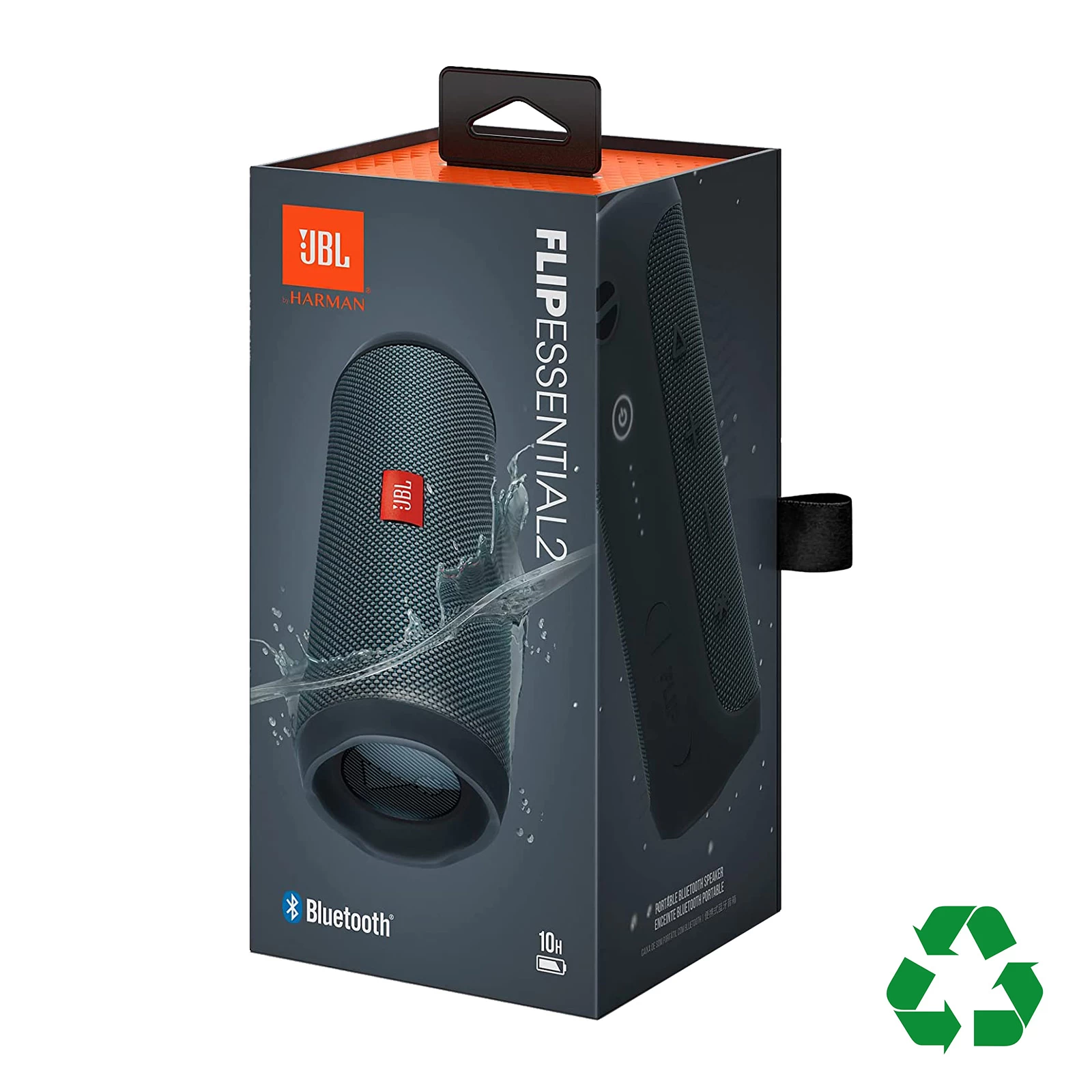 Enceinte Bluetooth JBL Flip Essential 2, Étanche IPX7 Et Autonomie 10H - Bleu 8 Enceinte Bluetooth JBL Flip Essential 2, Étanche IPX7 Et Autonomie 10H - Bleu – Image 6