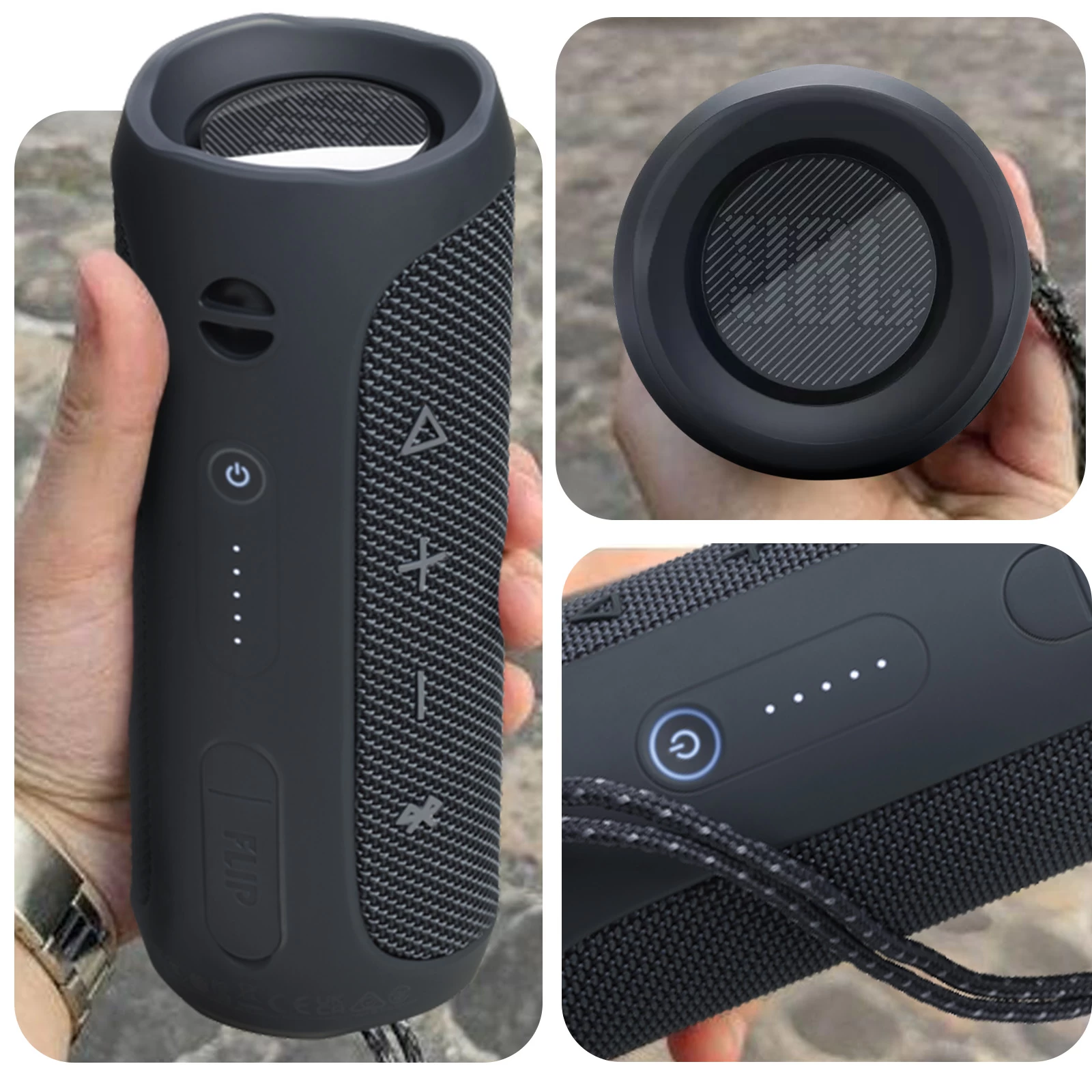 Enceinte Bluetooth JBL Flip Essential 2, Étanche IPX7 Et Autonomie 10H - Bleu 11 Enceinte Bluetooth JBL Flip Essential 2, Étanche IPX7 Et Autonomie 10H - Bleu – Image 9