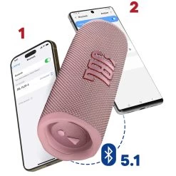 Enceinte Sans-fil JBL Flip 6, Son Harman Ultra-puissant, Étanche IP67 - Autonomie 12H - Rose 14 Enceinte Sans-fil JBL Flip 6, Son Harman Ultra-puissant, Étanche IP67 - Autonomie 12H - Rose -Musique recherchée. spik jbl flip6 pk 3